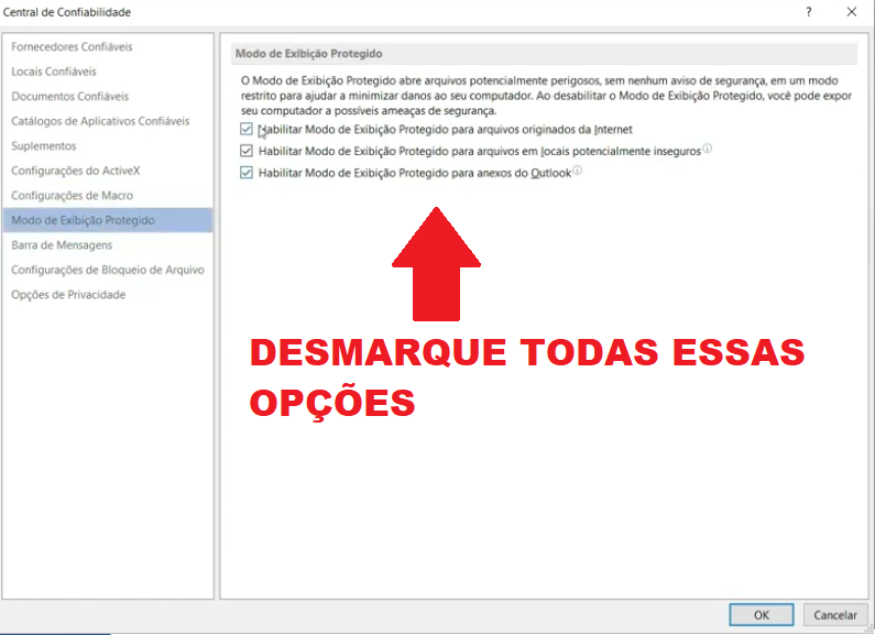 Arquivo corrompido no Office. Passo a passo.